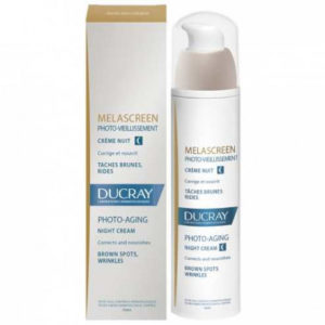 ducray melascreen creme nuit contre le photo vieillissement 50 ml