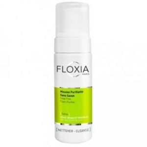 floxia sativa mousse nettoyante purifiante sans savon 150 ml