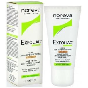 noreva exfoliac anti imperfections teinte clair 30 ml