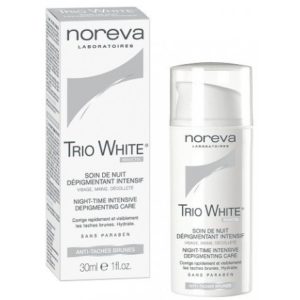 noreva trio white soin de nuit depigmentant 30 ml