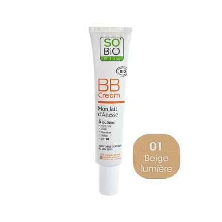 SO'BiO BB Cream - Mon Lait d'ànesse (01) 40 ml