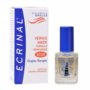 ecrinal vernis amer stop aux ongles ronges 10ml