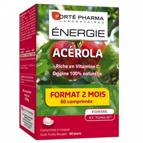 Forté Pharma énergie ACEROLA, 60 comprimés