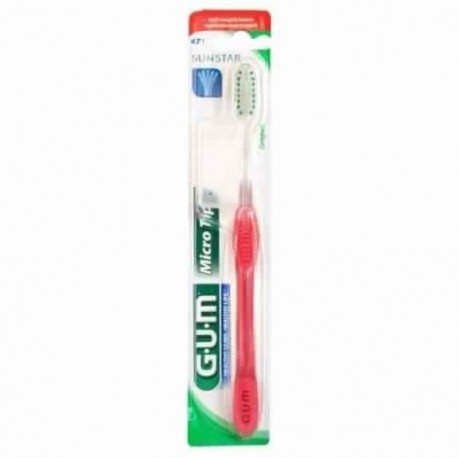 gum brosse a dents microtip souple compacte 471