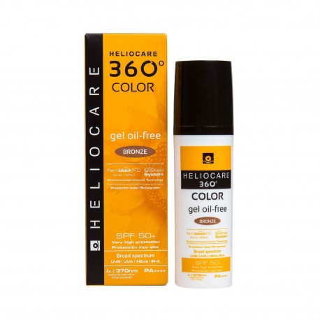 heliocare 360 gel oil free spf50 bronze 50ml