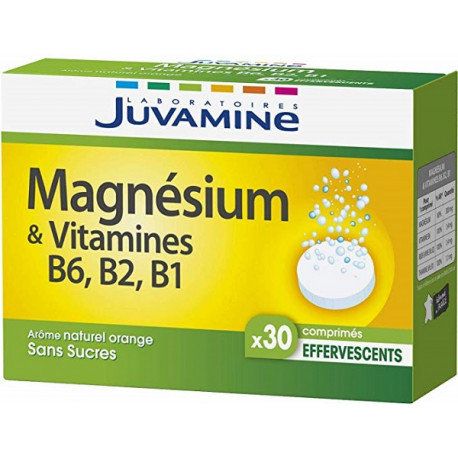 JUVAMINE MAGNESIUM & VITAMINES B6 B2 B1 30 COMPRIMES