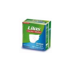 lilas couches adultes confort protect medium 15 pieces
