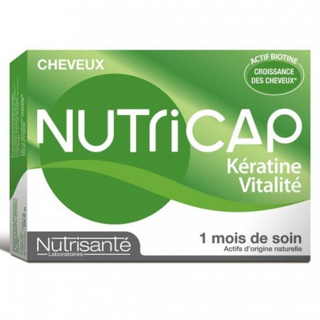 NUTRICAP KERATINE VITALITE CHEVEUX 30 CAPSULES