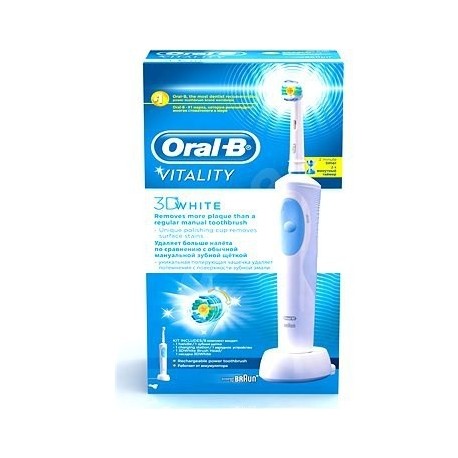 Oral B Brosse à dents électrique Vitality 3D White D12.513