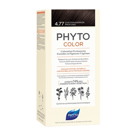 PHYTO Phytocolor 4.77 chatin marron profond