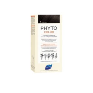 phyto phytocolor couleur soin 4 chatain 1 kit