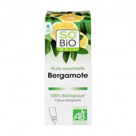SO'BIO Huile essentielle bergamote Bio 10 mL