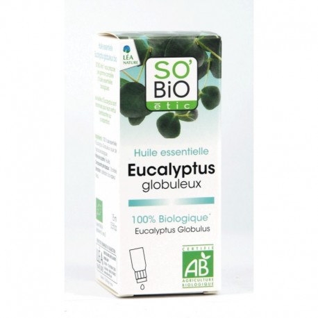 SO'BIO Huile essentielle eucalyptus Bio 15 mL