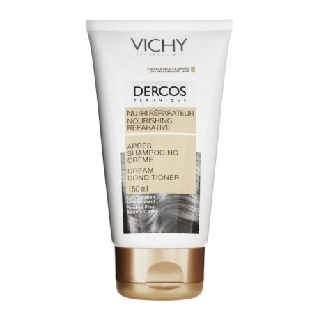vichy dercos apres shampooing nutri reparateur 150 ml