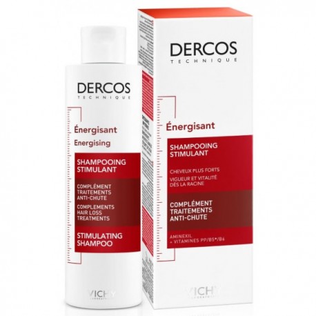 vichy dercos energisant shampooing complement anti chute 200ml
