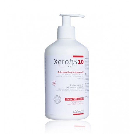 xerolys 10 soin emollient peaux tres seches 200 ml