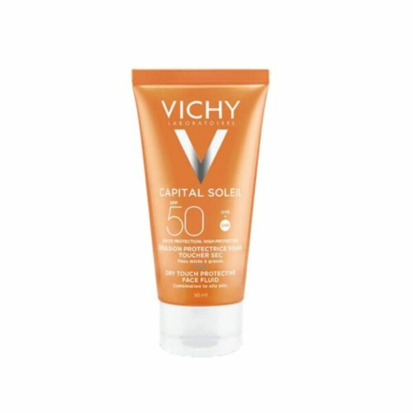 VICHY CAPITAL SOLEIL ÉMULSION TOUCHER SEC SPF 50+, 50ML