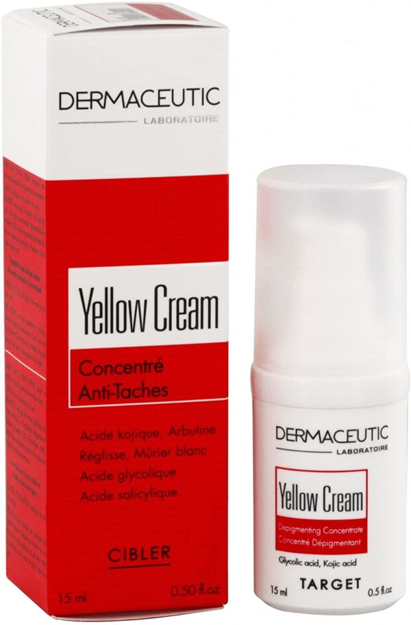 Dermaceutic Yellow Cream Concentré Dépigmentant flacon airless 15ml