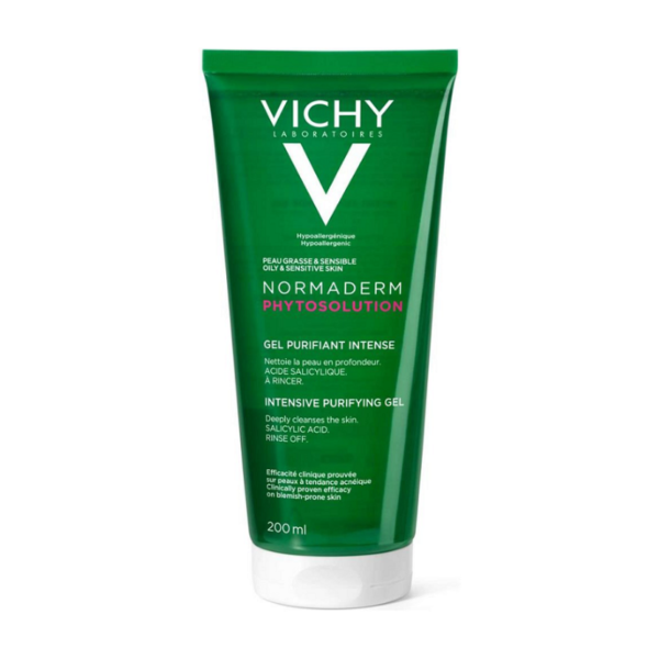 VICHY NORMADERM PHYTOSOLUTION GEL PURIFIANT INTENSE PEAUX GRASSES 200ML