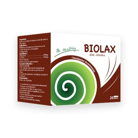 BIOHEALTH BIOLAX 20 Gélules