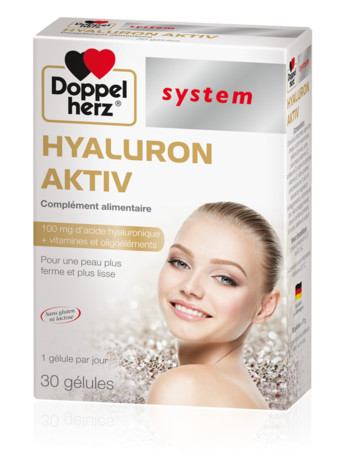 Aktiv Hyaluron 30 Gélules - 100 mg + vitamines
