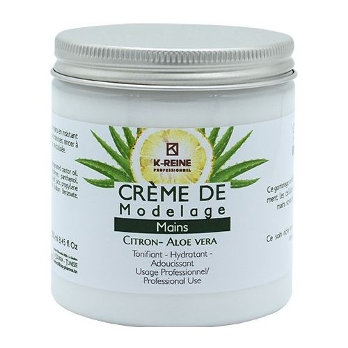 K-REINE Crème Modelage Mains Citron Aloe Vera 250ml