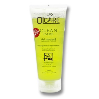 olcare clean care gel moussant 200 ml