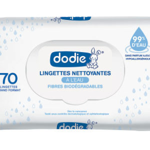 dodie lingettes 3en1 a l eau biodegradables 70 pieces.4