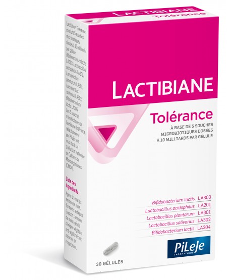 pileje lactibiane tolerance 30 gelules