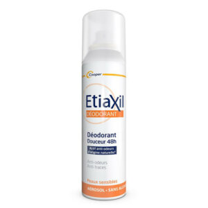 etiaxil aerosol deodorant douceur 48h anti odeurs 150ml