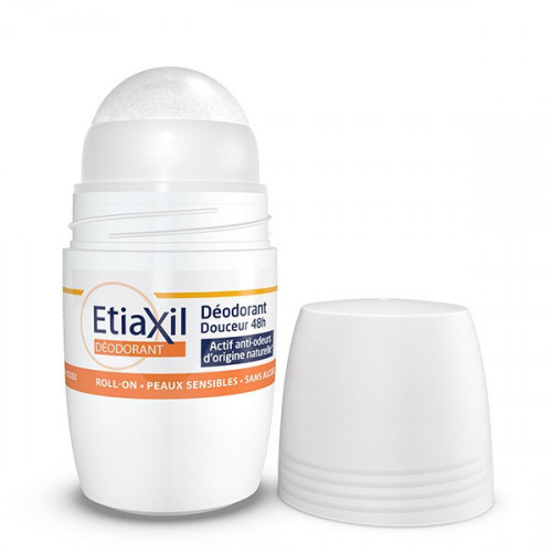 etiaxil roll on deodorant douceur 48h anti odeur 50ml