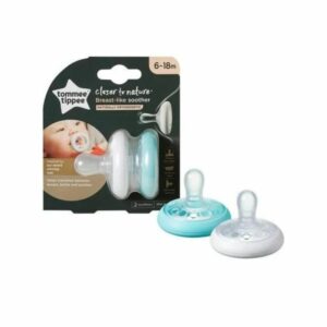 TOMMEE TIPPEE CLOSER TO NATURE 2 SUCETTES BREAST-LIKE 6-18M