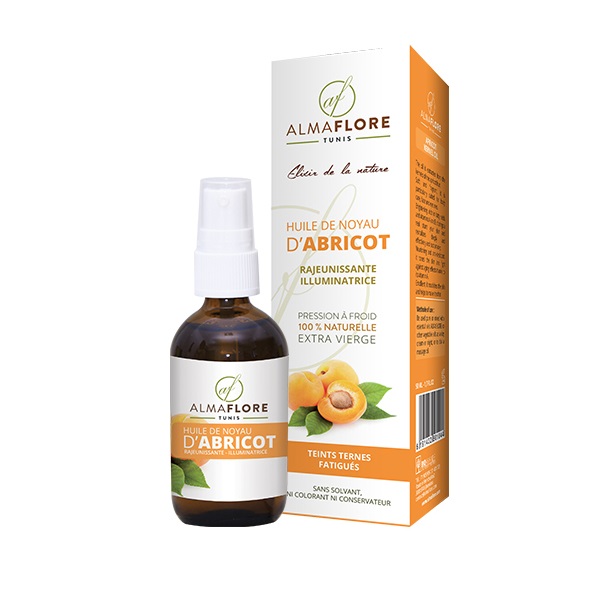 Almaflore huile de noyau d'abricot végétale 50 ml