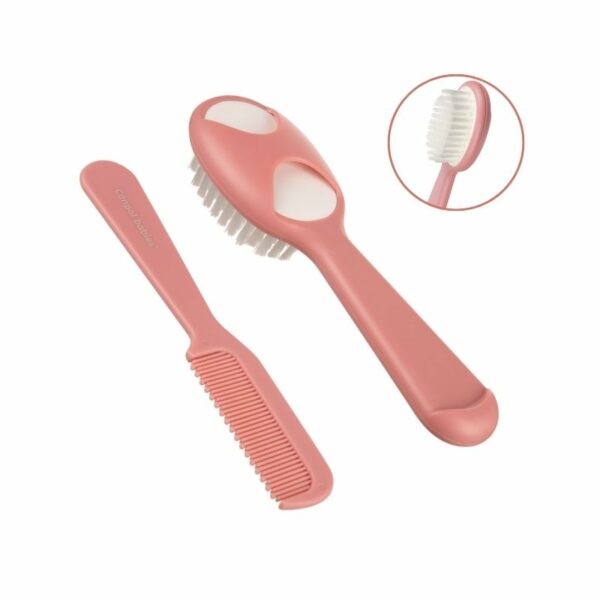 CANPOL BROSSE+PEIGNE BEBE ROSE