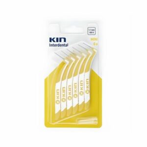 KIN BROSSETTE MINI 1.1MM 5 UNITES(JAUNE)