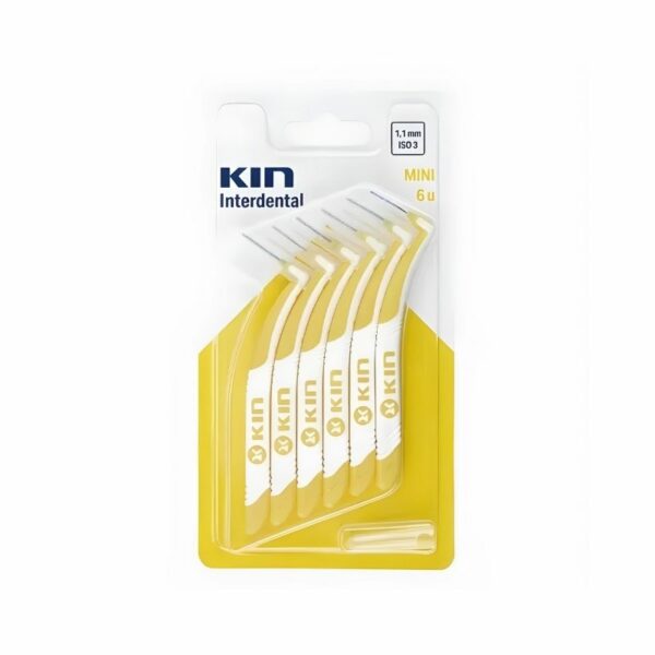 KIN BROSSETTE MINI 1.1MM 5 UNITES(JAUNE)