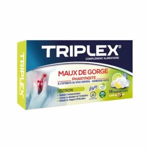 TRIPLEX MAUX DE GORGE CITRON