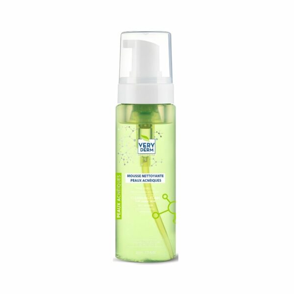 VERYDERM MOUSSE NETTOYANTE PEAU ACNEIQUE 200ML