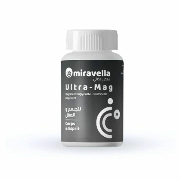 Miravella Ultra Mag- Magnésium bisglycinate - 60 Gélules