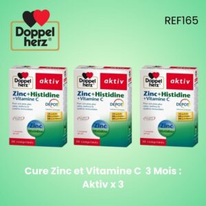 Cure Zinc et Vitamine C 3 Mois : Aktiv x 3