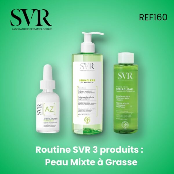 Routine SVR 3 produits : Peau Mixte à Grasse - REF160