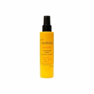 APOTHICA - LAIT SOLAIRE SPRAY SUN & TAN SPF50+ 150ML
