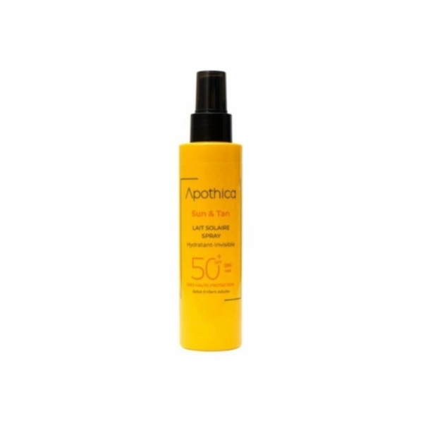 APOTHICA - LAIT SOLAIRE SPRAY SUN & TAN SPF50+ 150ML