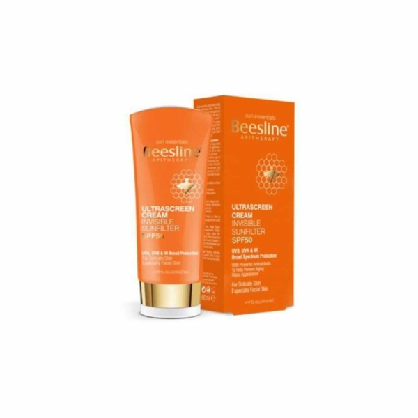 Beesline Ultrascreen Cream Invisible Sunfilter SPF50 60ML