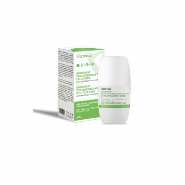 CLARENIA DEODORANT PEAUX SENSIBLES ALOE VERA 50ML