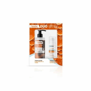 COFFRET SOLAIRE CLARENIA DUO ÉCRAN HYDRATANT INVISIBLE SPF50+ ET ÉCRAN CAPILAIRE -40%