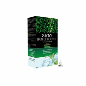 PHYTOL bain de bouche antiseptique 225ml Hygiène de la bouche Hygiène des dents Rafraîchit l’haleine
