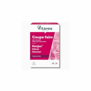 VITAVEA - COUPE FAIM AU KONJAC & CÉTONES DE FRAMBOISE 42 GELULES