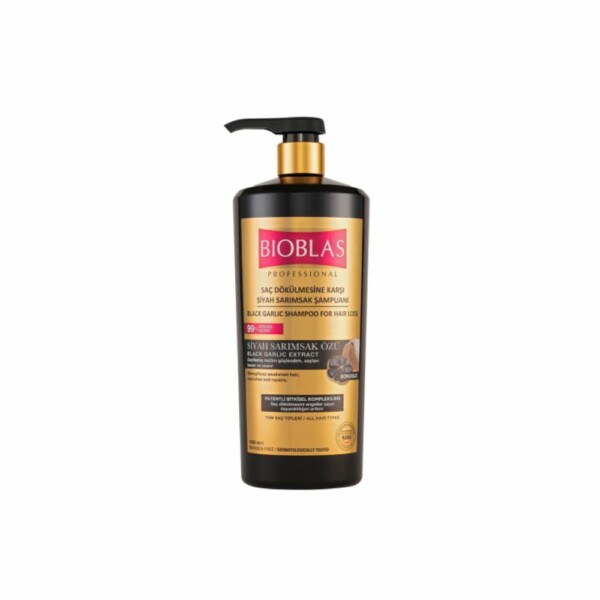 BIOBLAS SHAMPOOING A L'AIL NOIR 1 LITRE