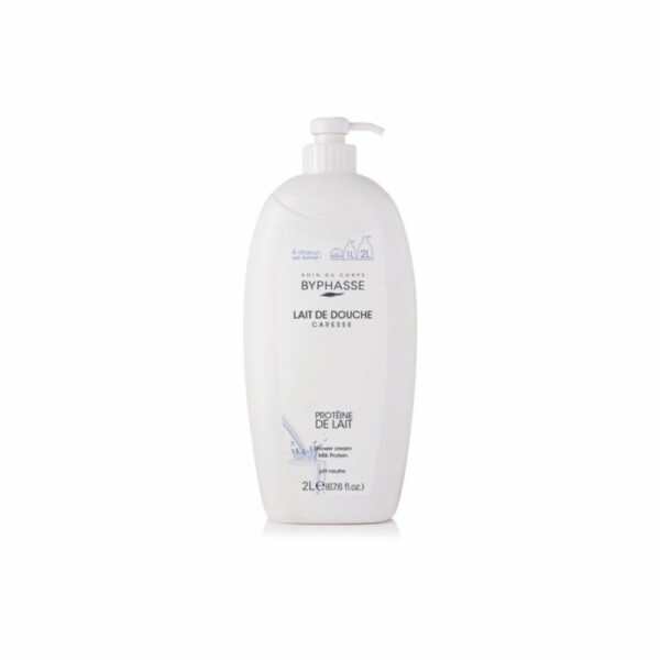BYPHASSE CARESSE LAIT DE DOUCHE PROTEINE DE LAIT 2L